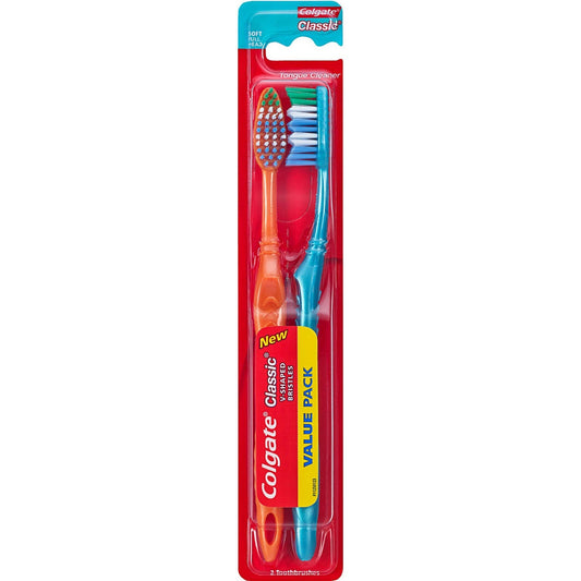 Colgate Classic Manual Toothbrush Adult; 2 Each; 12 Per Box; 3 Per Case