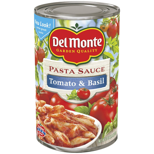 Del Monte Pasta Sauce Tomato & Basil; 24 Ounces; 12 Per Case