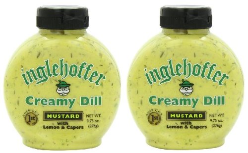 Inglehoffer Creamy Dill Mustard Bottle; 9.75 Ounce; 6 Per Case - High Mart Wholesale