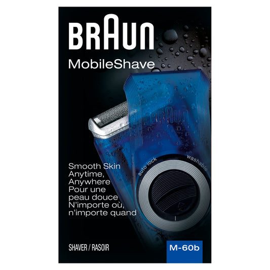 Braun Shaver Mobile Translucent Blue; 1 Count; 10 Per Case - High Mart Wholesale