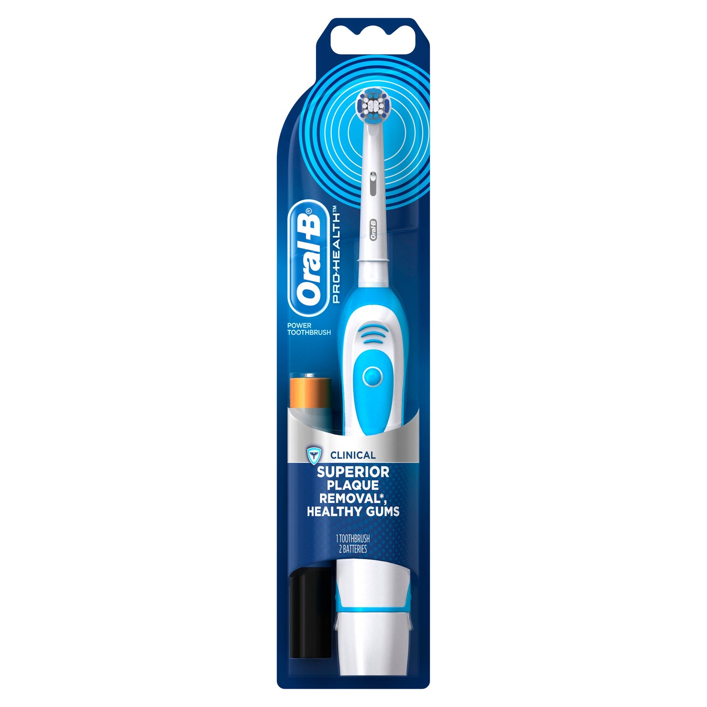 Oral B Pro-Health Battery Power Toothbrush; 1 Count; 3 Per Box; 4 Per Case - High Mart Wholesale