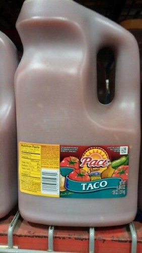 Pace Taco Sauce; 138 Ounces; 4 Per Case - High Mart Wholesale