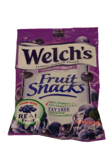 Welch's Concord Grape Fruit Snacks; 5 Ounces; 12 Per Case