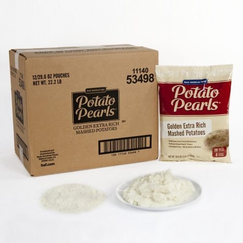 Baf Potato Pearls� Potato Pearls Golden Extra Rich; 29.6 Ounces; 12 Per Case