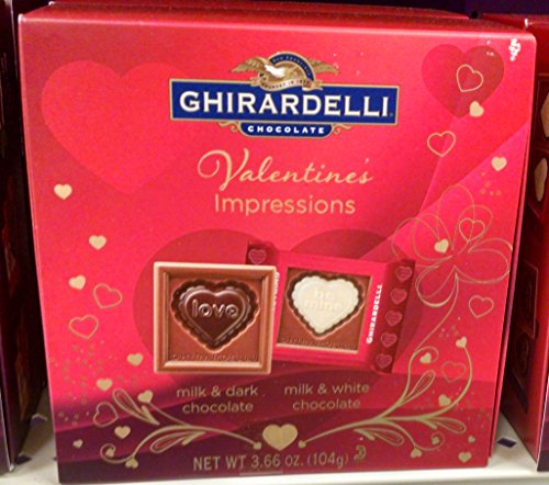 Ghirardelli Chocolate Squares Impressions Gift Box; 3.66 Ounces; 12 Per Case - High Mart Wholesale