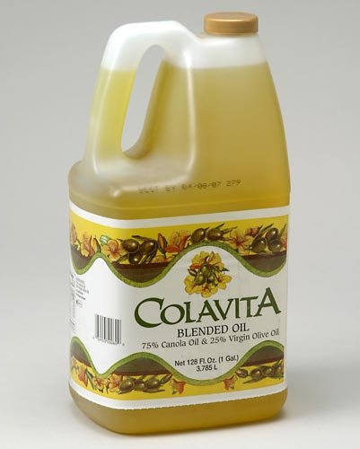 Colavita Blended 75% Canola & 25% Virgin Olive Oil; 128 Fluid Ounces; 6 Per Case