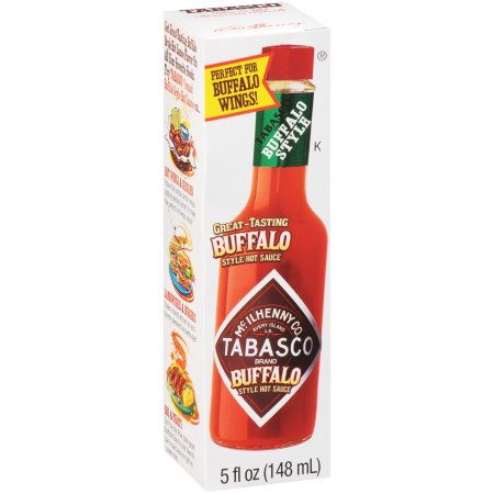 Tabasco Buffalo Style Hot Sauce Bottle; 5 Fluid Ounce; 12 Per Case