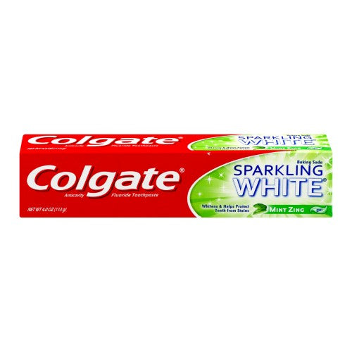 Colgate Toothpaste Whitening Mint Zing Sparkling White; 4 Ounce; 6 Per Box; 4 Per Case