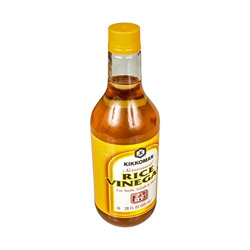 Kikkoman Seasoned Rice Vinegar Bottle; 12 Fluid Ounce; 12 Per Case - High Mart Wholesale