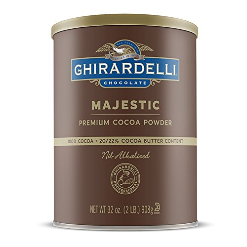 Ghirardelli Majestic 20/22% Premium Cocoa Powder; 2 Pounds; 6 Per Case - High Mart Wholesale
