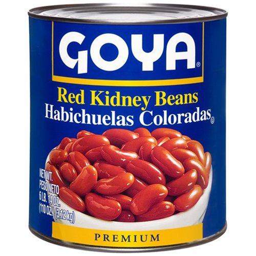 Goya Red Kidney Beans; 110 Ounce; 6 Per Case
