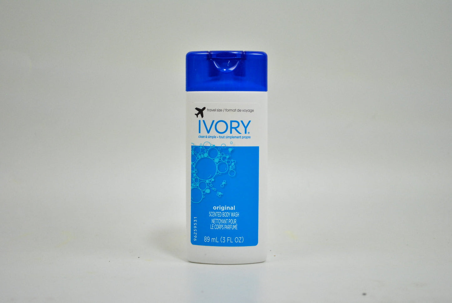 Ivory Original Body Wash Travel Size; 3 Fluid Ounce; 6 Per Box; 4 Per Case