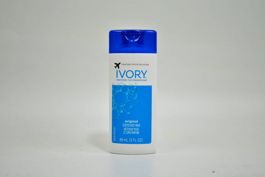 Ivory Original Body Wash Travel Size; 3 Fluid Ounce; 6 Per Box; 4 Per Case