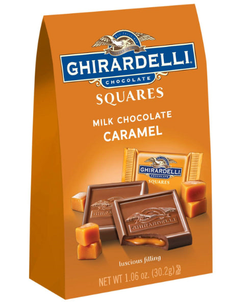 Ghirardelli Bag Milk & Caramel Squares; 1.06 Ounces; 24 Per Case - High Mart Wholesale