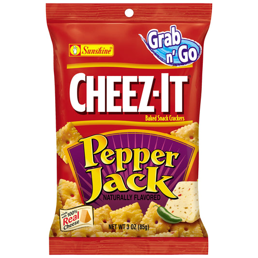 Cheez-It Pepper Jack Crackers; 3 Ounces; 6 Per Box; 6 Per Case