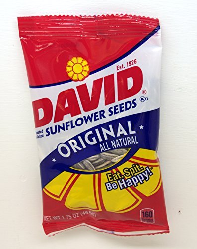 David Sunflower Seeds In Shell Original 1.75; 1.75 Ounce; 24 Per Box; 6 Per Case