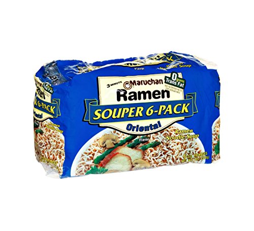 Ramen Souper 6 Pack Soy Sauce Flavored Ramen Noodle Soup; 18 Ounces; 4 Per Case - High Mart Wholesale