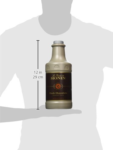 Monin Dark Chocolate Sauce; 64 Ounces; 4 Per Case - High Mart Wholesale