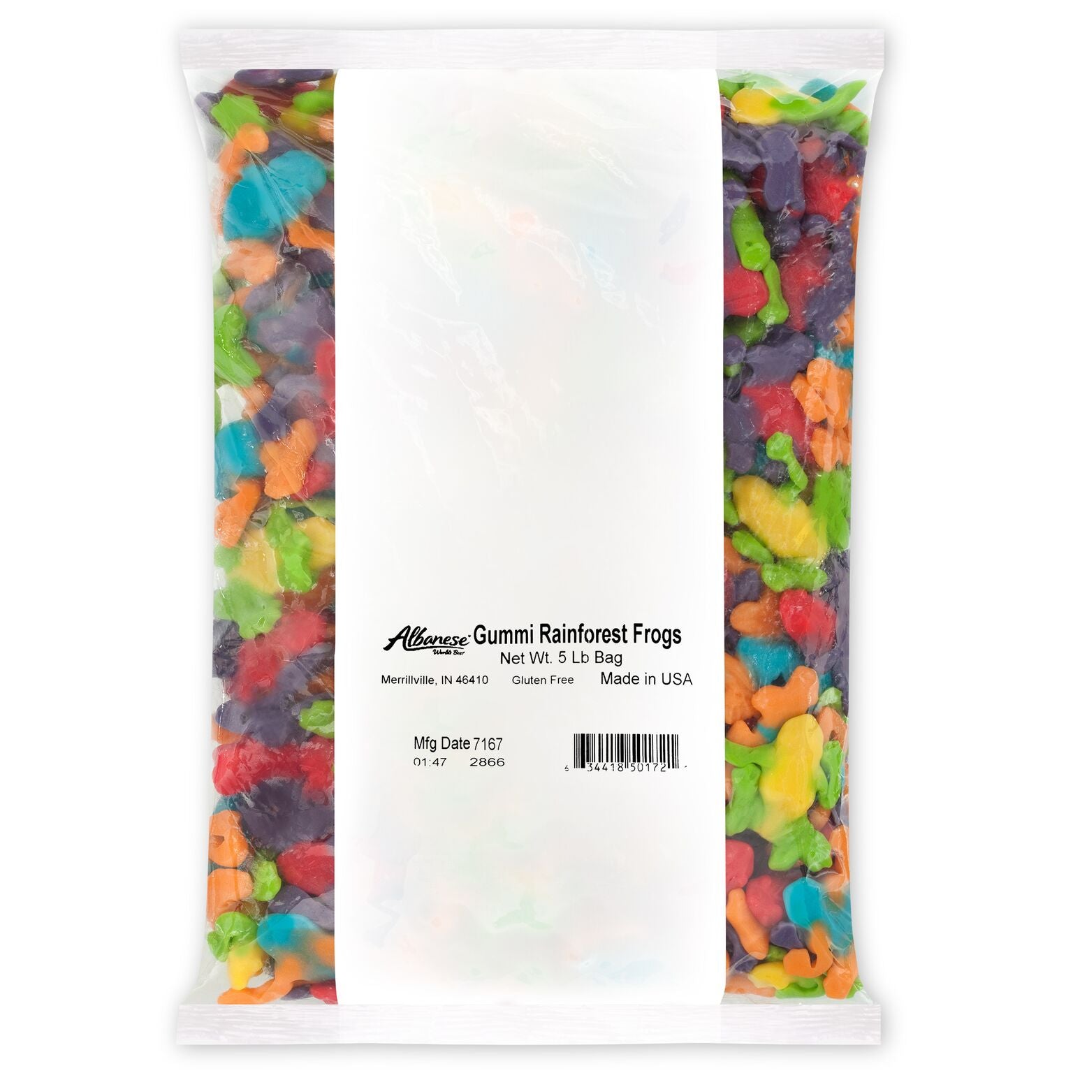 Albanese Gummi Rainforest Frog; 5 Pounds; 4 Per Case - High Mart Wholesale