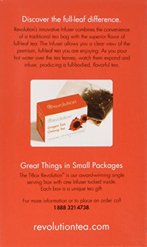 Revolution Tea Dragon Eye Oolong Tea; 30 Count; 4 Per Case - High Mart Wholesale