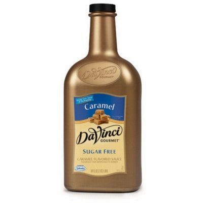 Davinci Gourmet Sauce Caramel Sugar Free; 0.5 Gallon; 6 Per Case - High Mart Wholesale