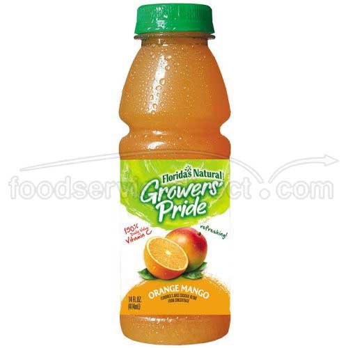 Fl Nat Growers' Pride Orange Mango Cocktail; 14 Fluid Ounces; 12 Per Case