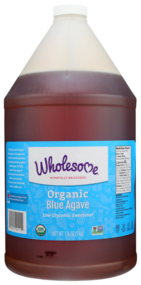 Wholesome Sweetener Organic Agave Blue Syrup Bulk; 176 Ounce; 2 Per Case
