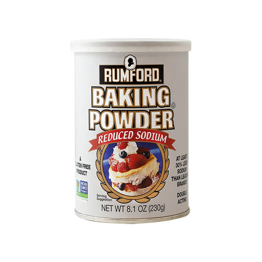 Rumford Reduced Sodium Baking Powder; 8.1 Ounce; 12 Per Case - High Mart Wholesale