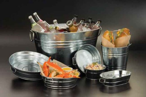American Metalcraft 10X3 Galvanized Tubs; 1 Each - High Mart Wholesale