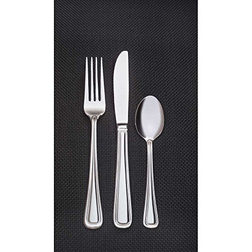 World Tableware Classic Rim Pinched Bolster Fluted Blade Dinner Knife 9 5/8"; 36 Each - High Mart Wholesale