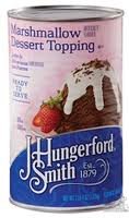 Jhs Topping Jhs Ready To Use Marshmallow; 36 Ounces; 6 Per Case