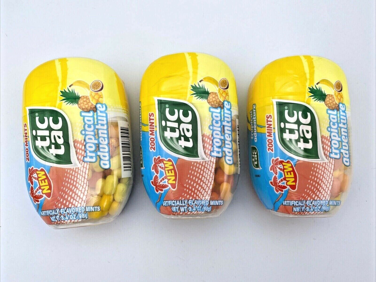 Tic Tac Tropical Adventure; 3.4 Ounces; 8 Per Box; 6 Per Case