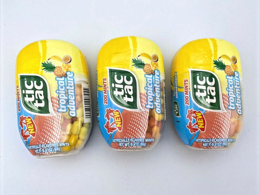 Tic Tac Tropical Adventure; 3.4 Ounces; 8 Per Box; 6 Per Case