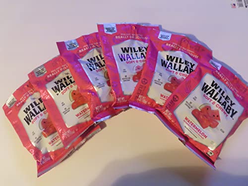 Wiley Wallaby Watermelon Licorice; 4 Ounce; 12 Per Case