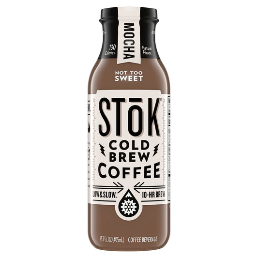 Stok Cold Brewed Mocha Coffee; 13.7 Ounces; 12 Per Case