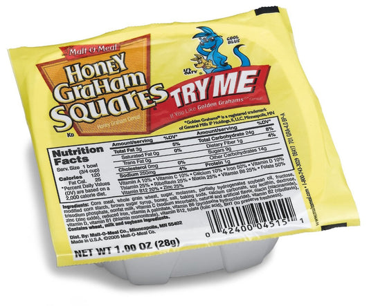 Malt O Meal Honey Graham Toasters Cereal; 1 Ounces; 96 Per Case - High Mart Wholesale