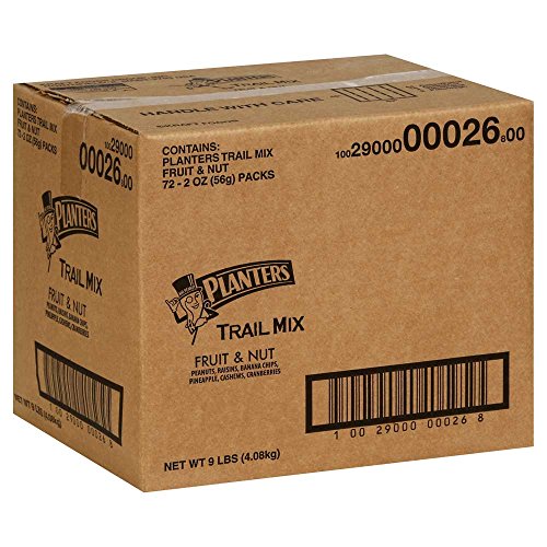 Planters Tropical Fruit & Nut Mix; 2 Ounces; 72 Per Case