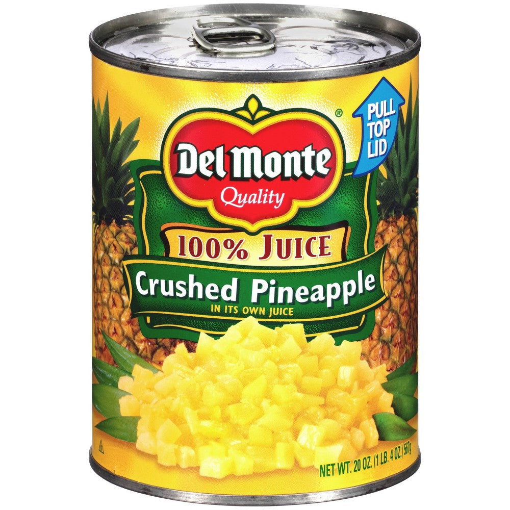 Del Monte Pineapple Crushed; 20 Ounces; 12 Per Case