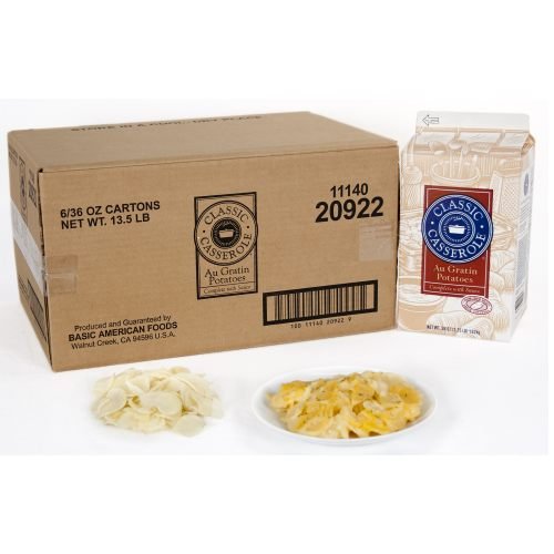 Basic American Foods Whipp Au Gratin Potato Casserole With Sauce Gluten Free; 2.25 Pounds; 6 Per Case