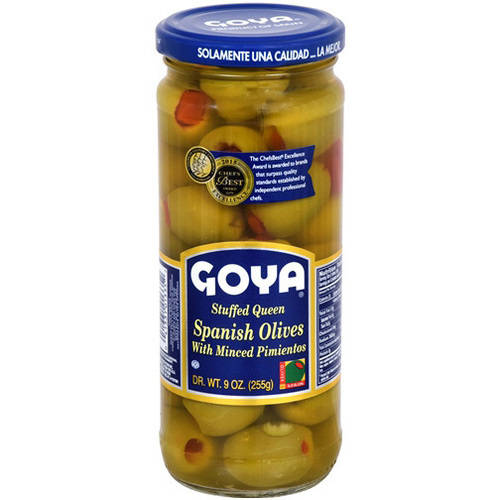 Goya Stuffed Olives With Minced Pimento; 9 Ounces; 12 Per Case