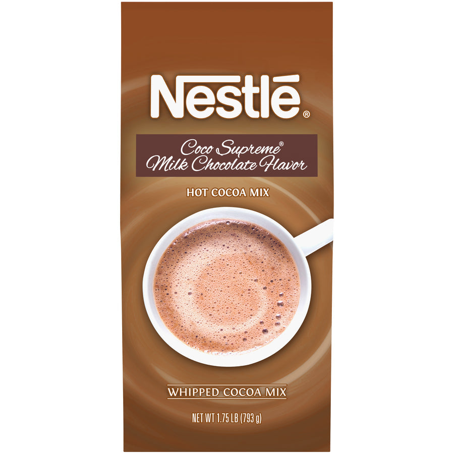 Carnation Nestle Coco Supreme Milk Chocolate Flavor Hot Cocoa Mix; 1.75 Pounds; 12 Per Case - High Mart Wholesale