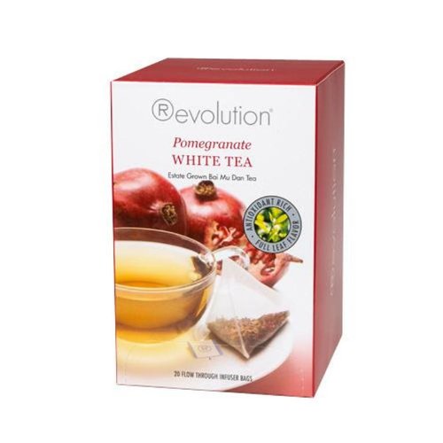 Revolution Tea Pomegranate White Tea; 20 Count; 6 Per Case - High Mart Wholesale