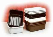 Tablecraft 7 Inch Gray Deep Dish Box; 12 Each; 1 Per Case - High Mart Wholesale