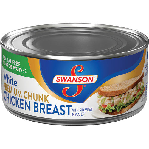 Swanson Chicken Premium White Can; 9.75 Ounces; 12 Per Case - High Mart Wholesale