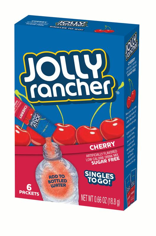 Jolly Rancher Cherry Low Calorie Drink Mix Singles To Go; 6 Count; 12 Per Case - High Mart Wholesale