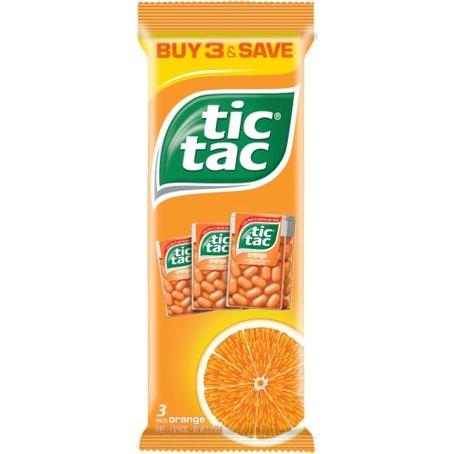 Tic Tac Candy Orange; 3 Ounces; 12 Per Box; 2 Per Case