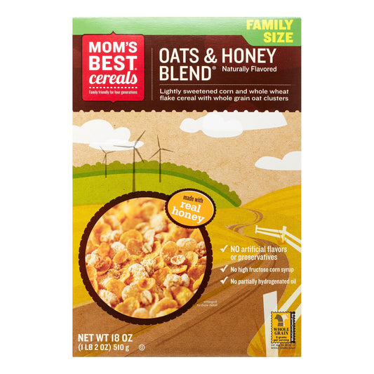 Malt O Meal Cereal Narrow Base Oats & Honey Blend; 18 Ounces; 14 Per Case - High Mart Wholesale