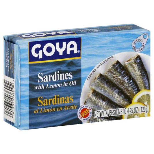 Goya Sardines Lemon; 4.25 Ounces; 25 Per Case