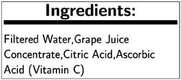 Ruby Kist Grape Juice; 64 Fluid Ounces; 8 Per Case