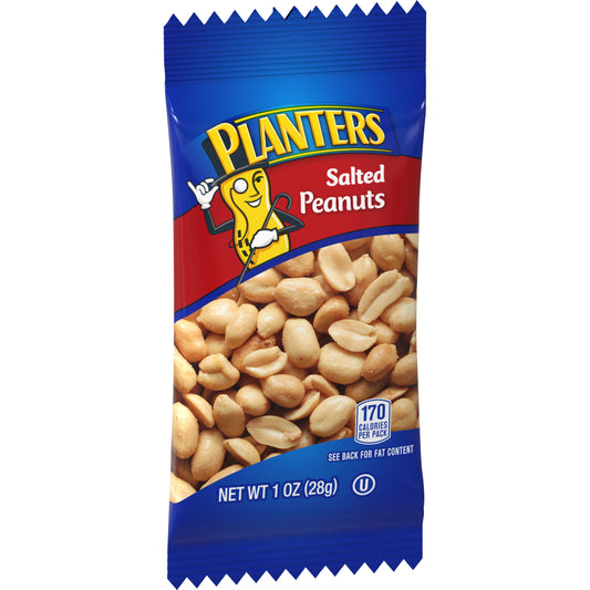 Planters Unpriced Salted Peanut; 1 Ounces; 24 Per Box; 12 Per Case